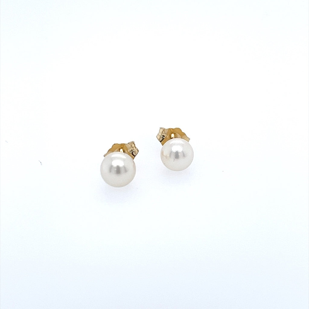 6mm Cultured Pearl Stud Earrings