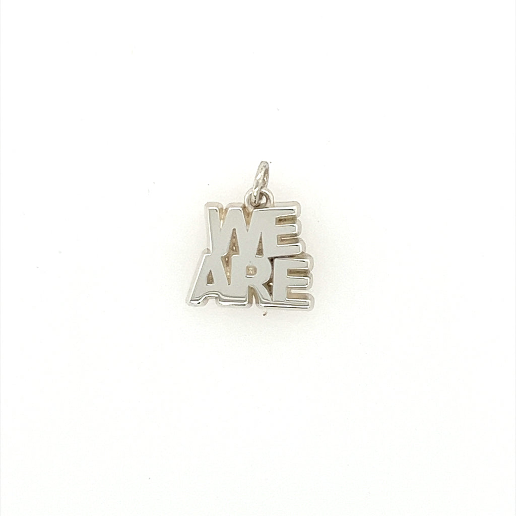 WE ARE Sterling Silver Charm