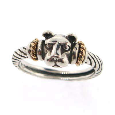 “Bold with Gold” Lion Head Ring-Small