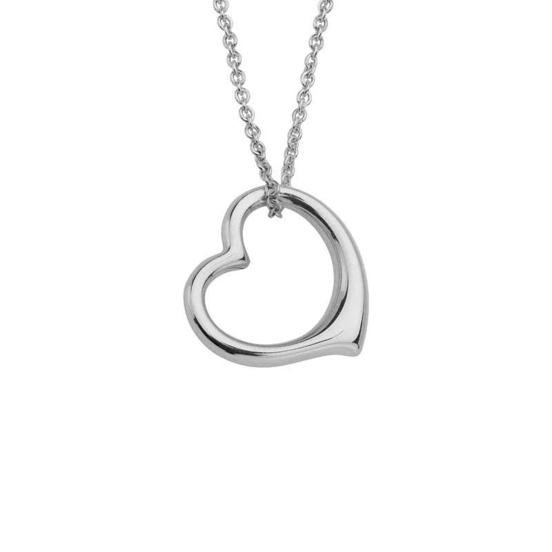Large Floating Heart Necklace