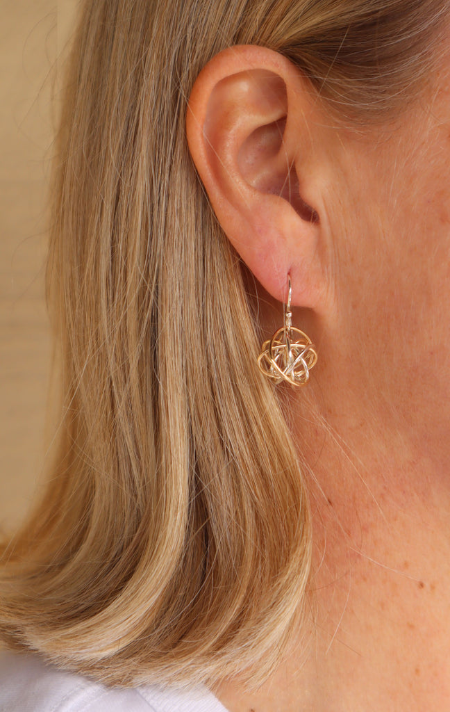 Large Tangled Web Earrings