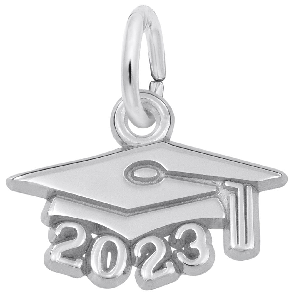 Small 2023 Graduation Cap Charm