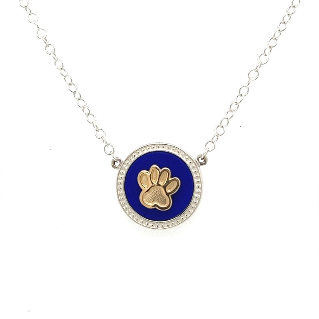 Paw Print "Dream" Necklace-2T