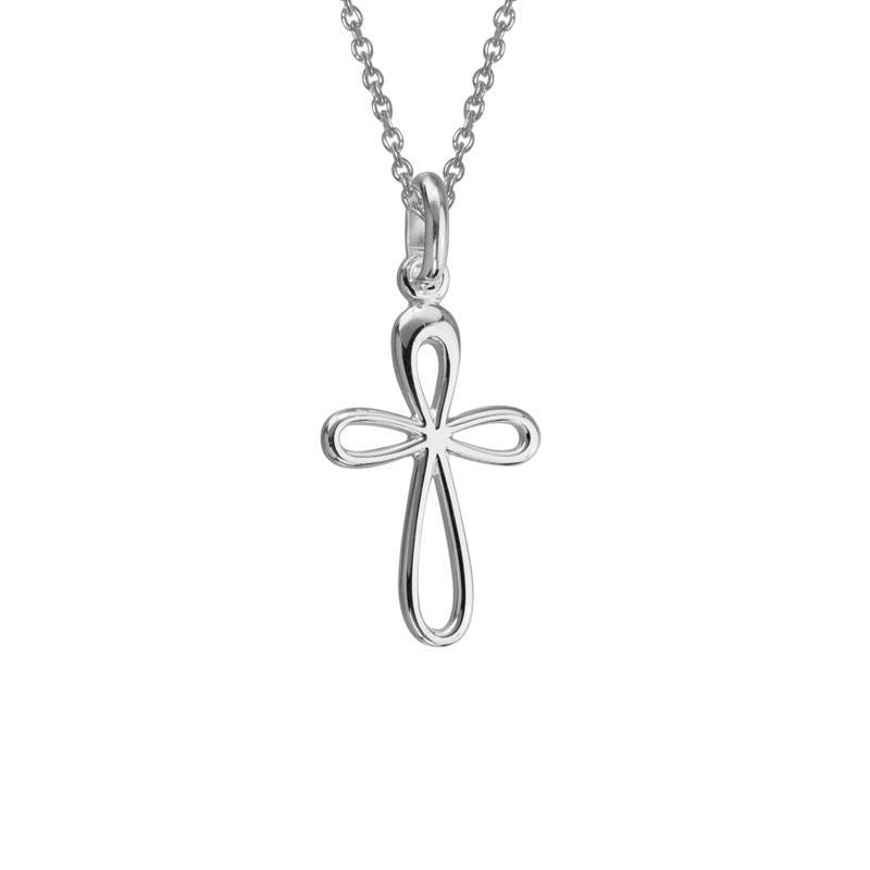 Palm Cross Necklace