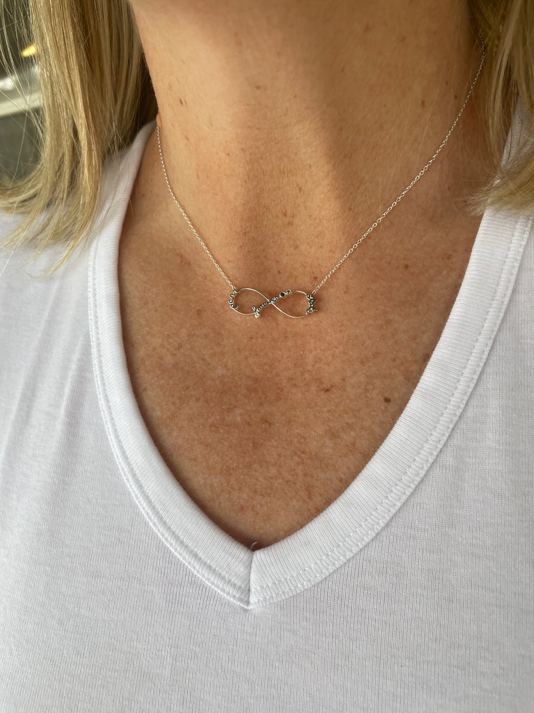 Penn State Infinity Necklace