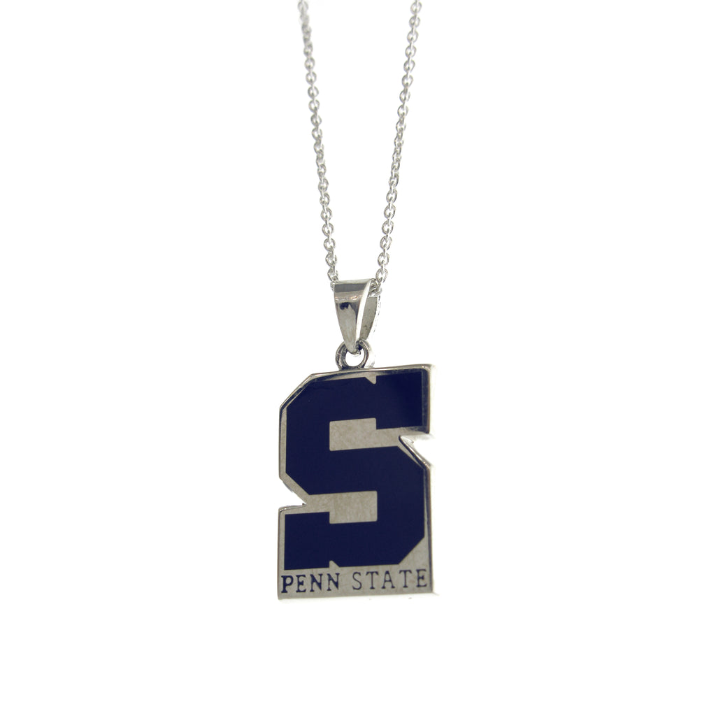 Penn State "S" State Necklace