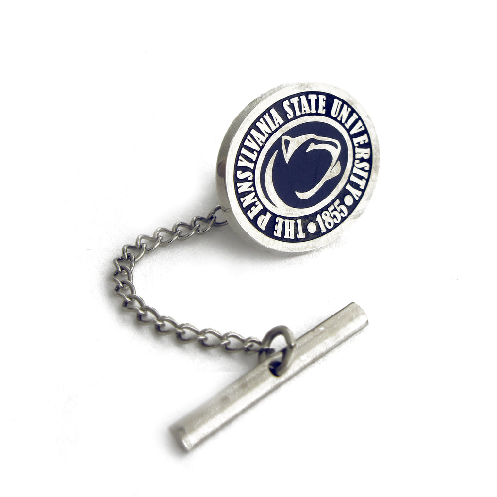 Blue Enamel Logo Tie Tack/Lapel Pin
