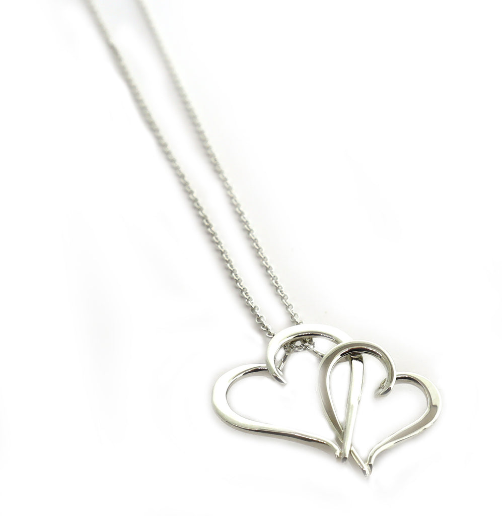 Kissing Hearts Necklace