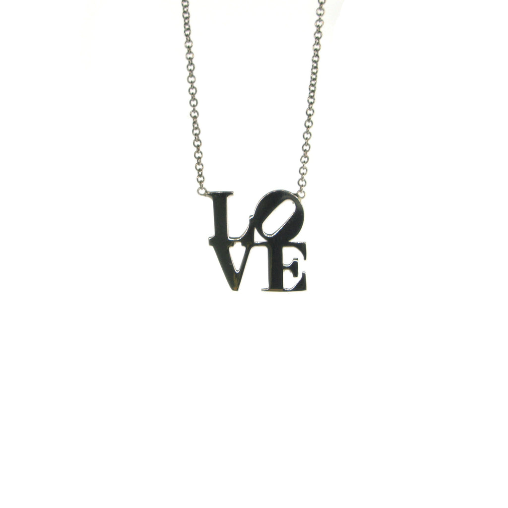 Silver LOVE Necklace